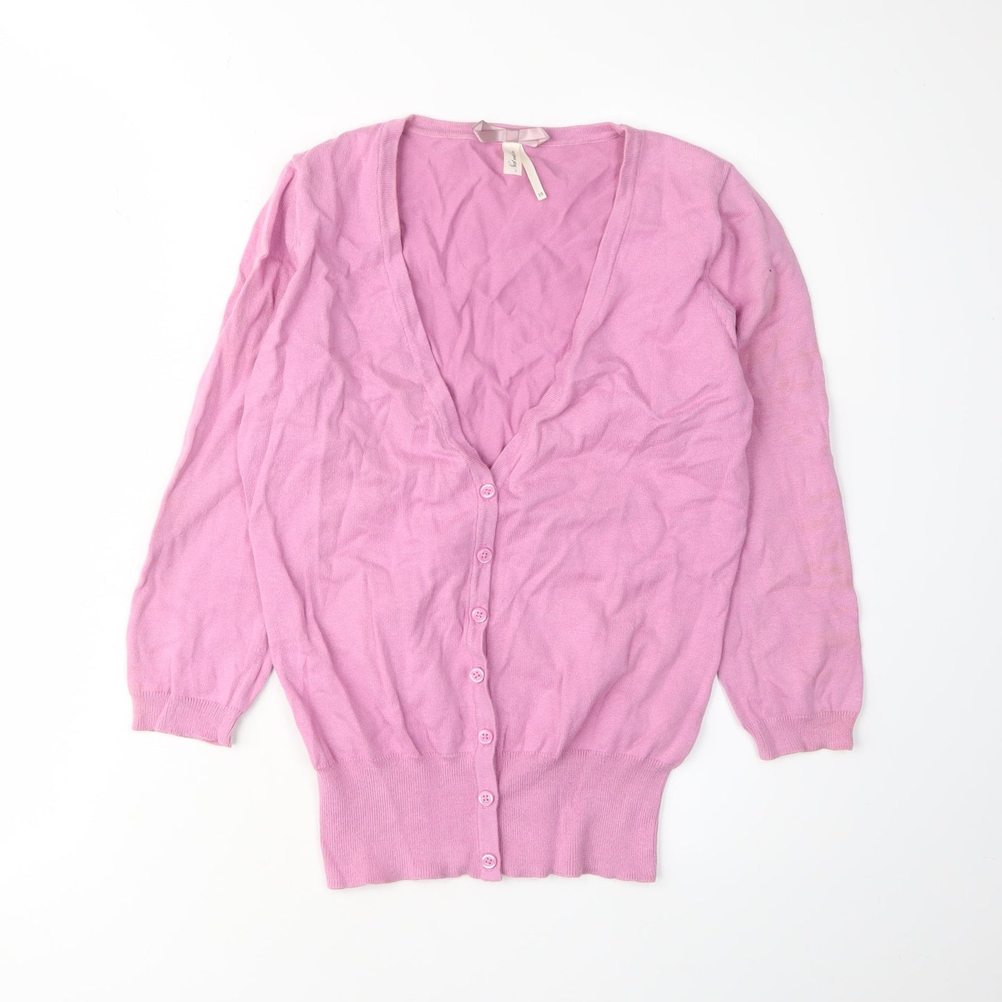 Womens UK Size 10 NEXT Pink Cardigan Jumper