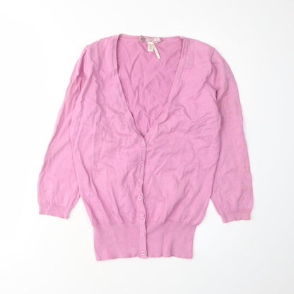 Womens UK Size 10 NEXT Pink Cardigan Jumper