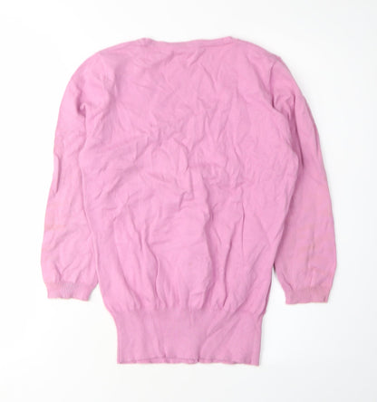 Womens UK Size 10 NEXT Pink Cardigan Jumper