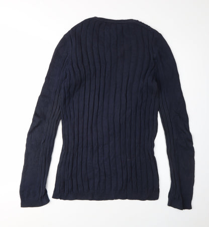 Womens UK Size M River Island Blue Pullover Jumper
