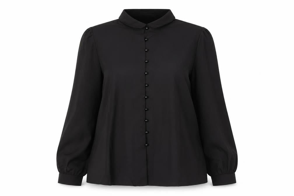 Womens UK Size M Zanzea Black  Blouse