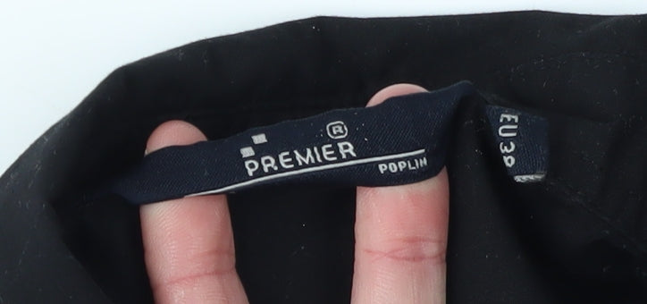 Premier Women's Black Button-Up Shirt Size 10