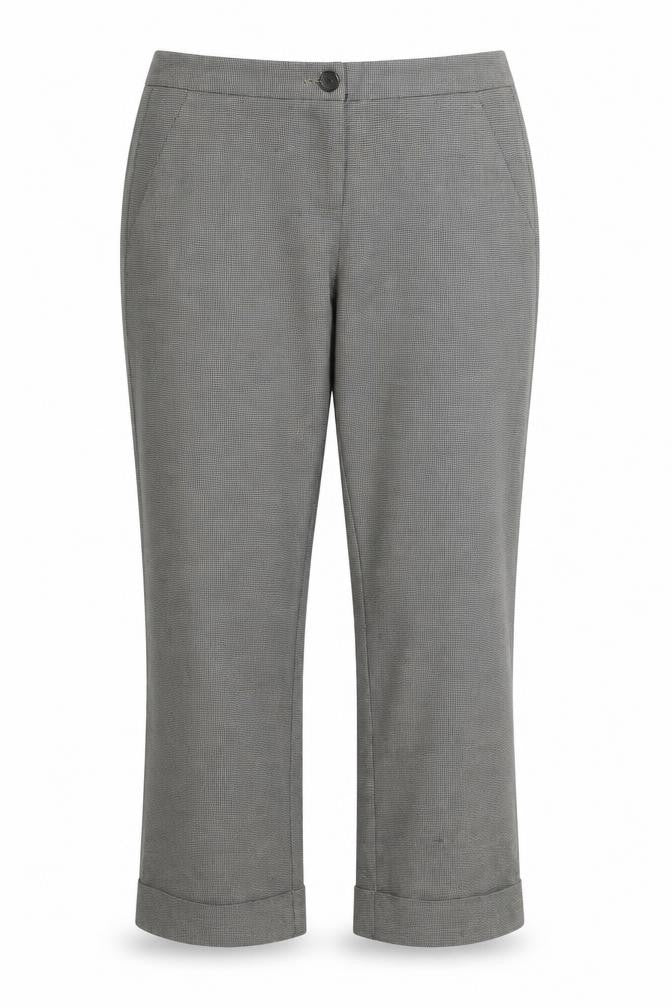 Womens UK Size 14 Stile Benetton Regular Fit Cropped Multicoloured Trousers