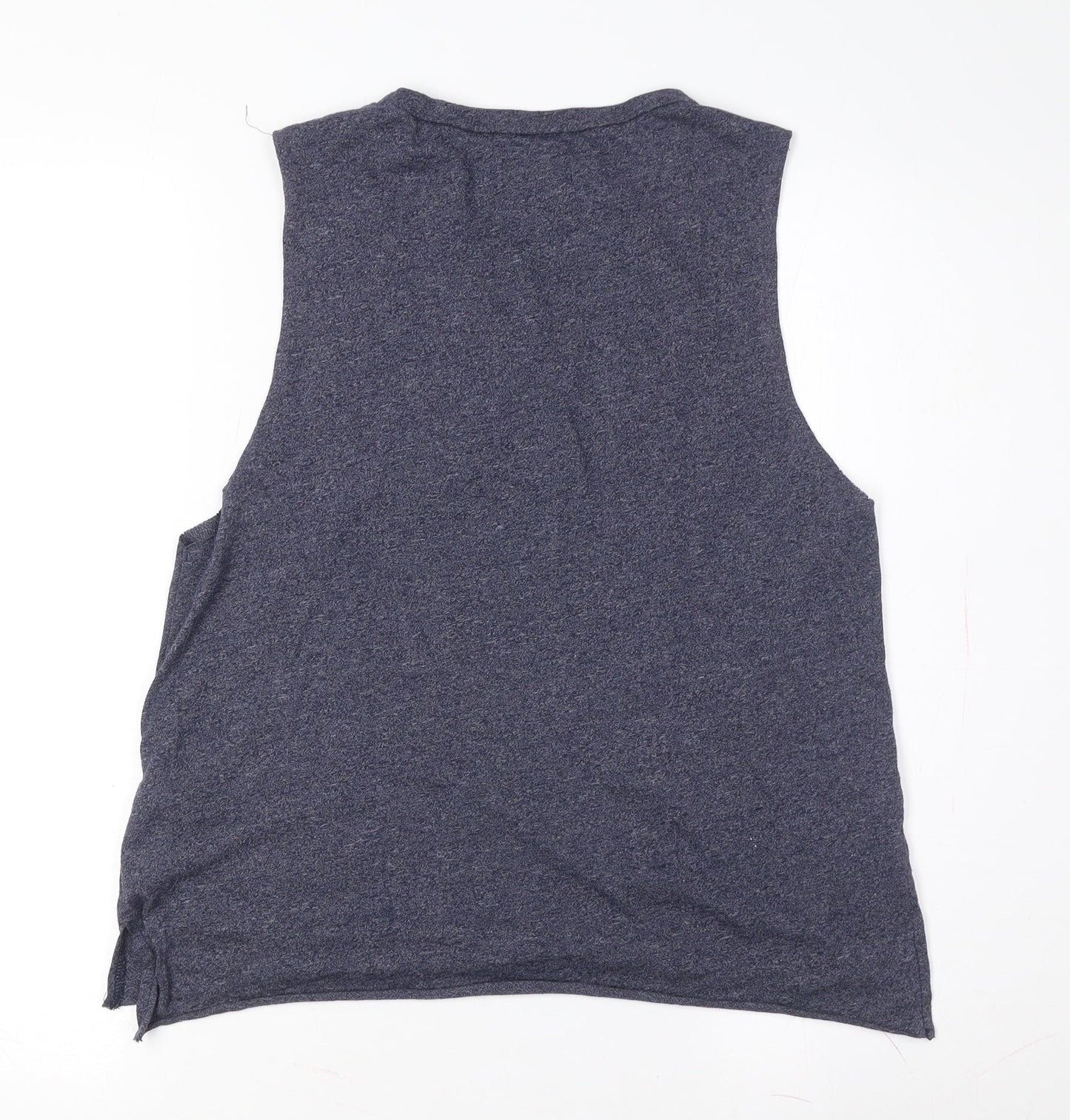 Abercrombie & Fitch Unisex Blue Tank, Medium