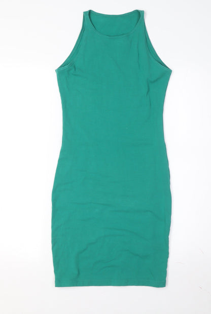 American Apparel Women's Green Tank Dress - S