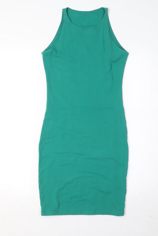 American Apparel Women's Green Tank Dress - S