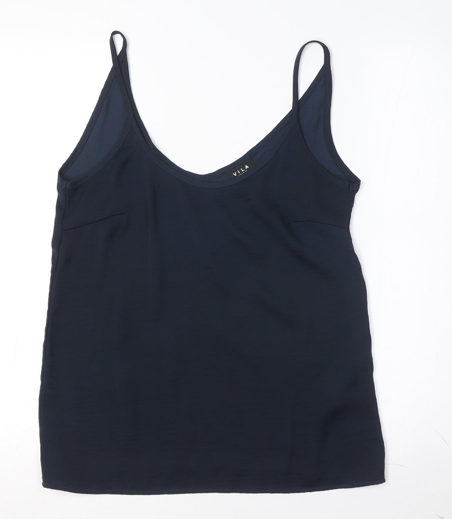 Womens UK Size S VILA Blue Camisole Tank