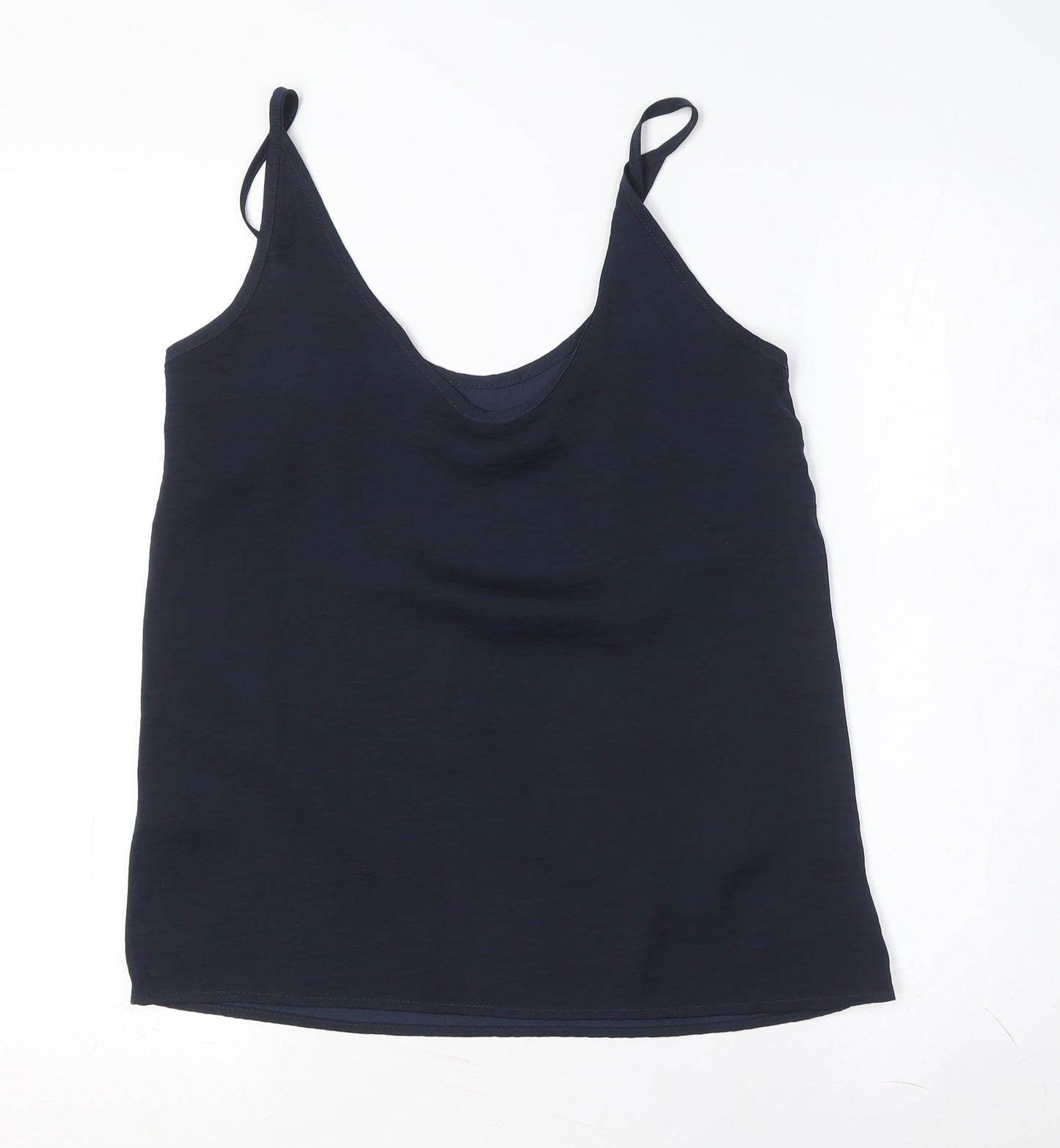 Womens UK Size S VILA Blue Camisole Tank
