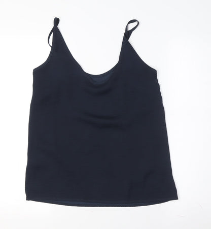 Womens UK Size S VILA Blue Camisole Tank