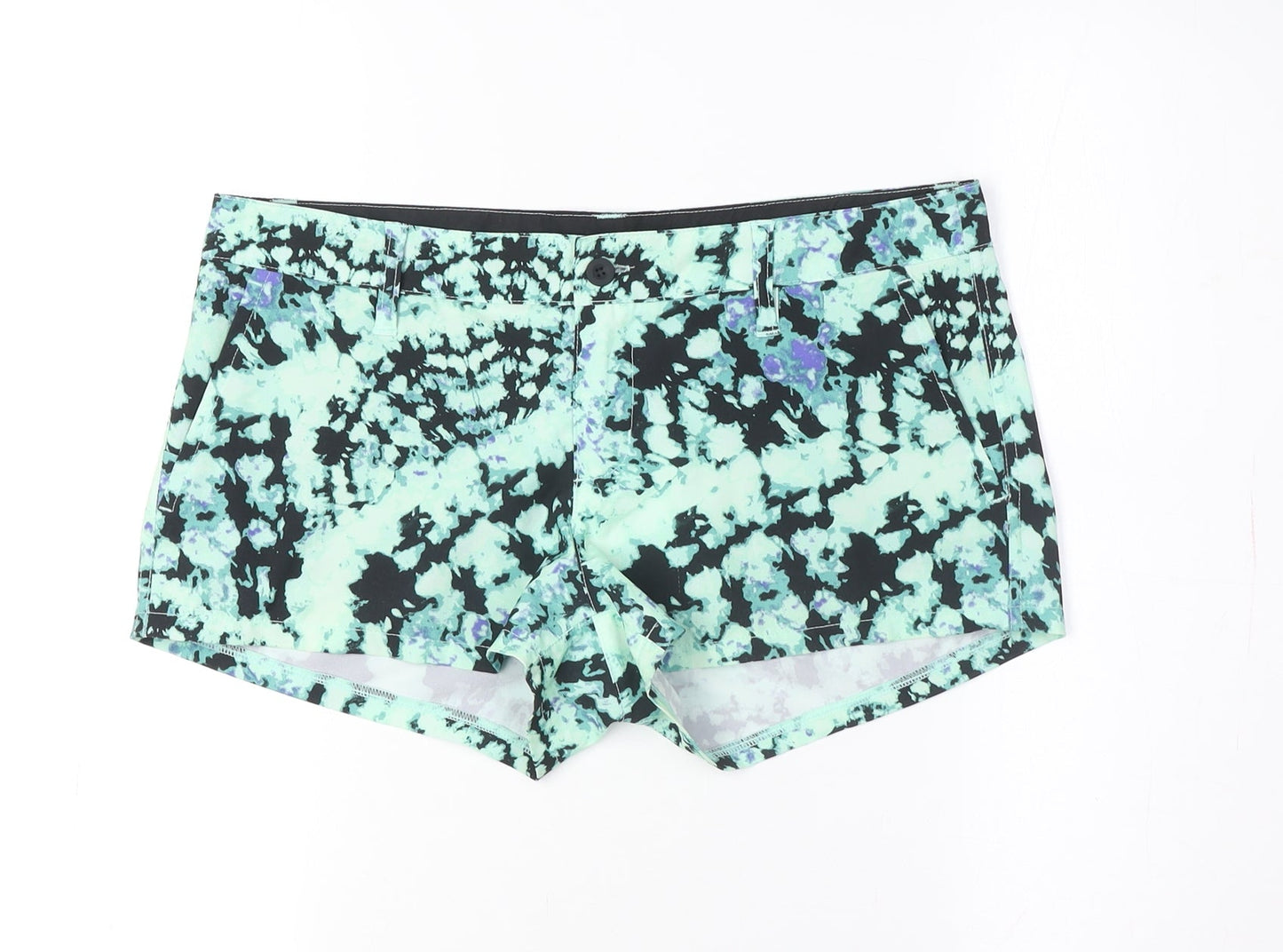 Hurley Women's Green Bermuda Shorts Size 7