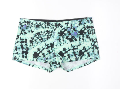 Hurley Women's Green Bermuda Shorts Size 7