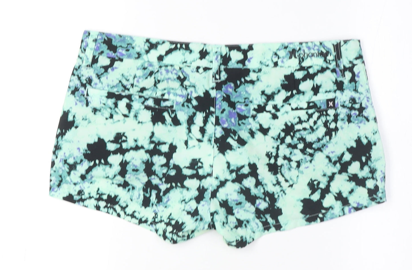 Hurley Women's Green Bermuda Shorts Size 7