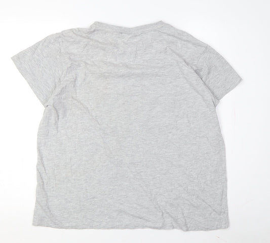 Unisex Adults UK Size L Friends Grey  T-Shirt