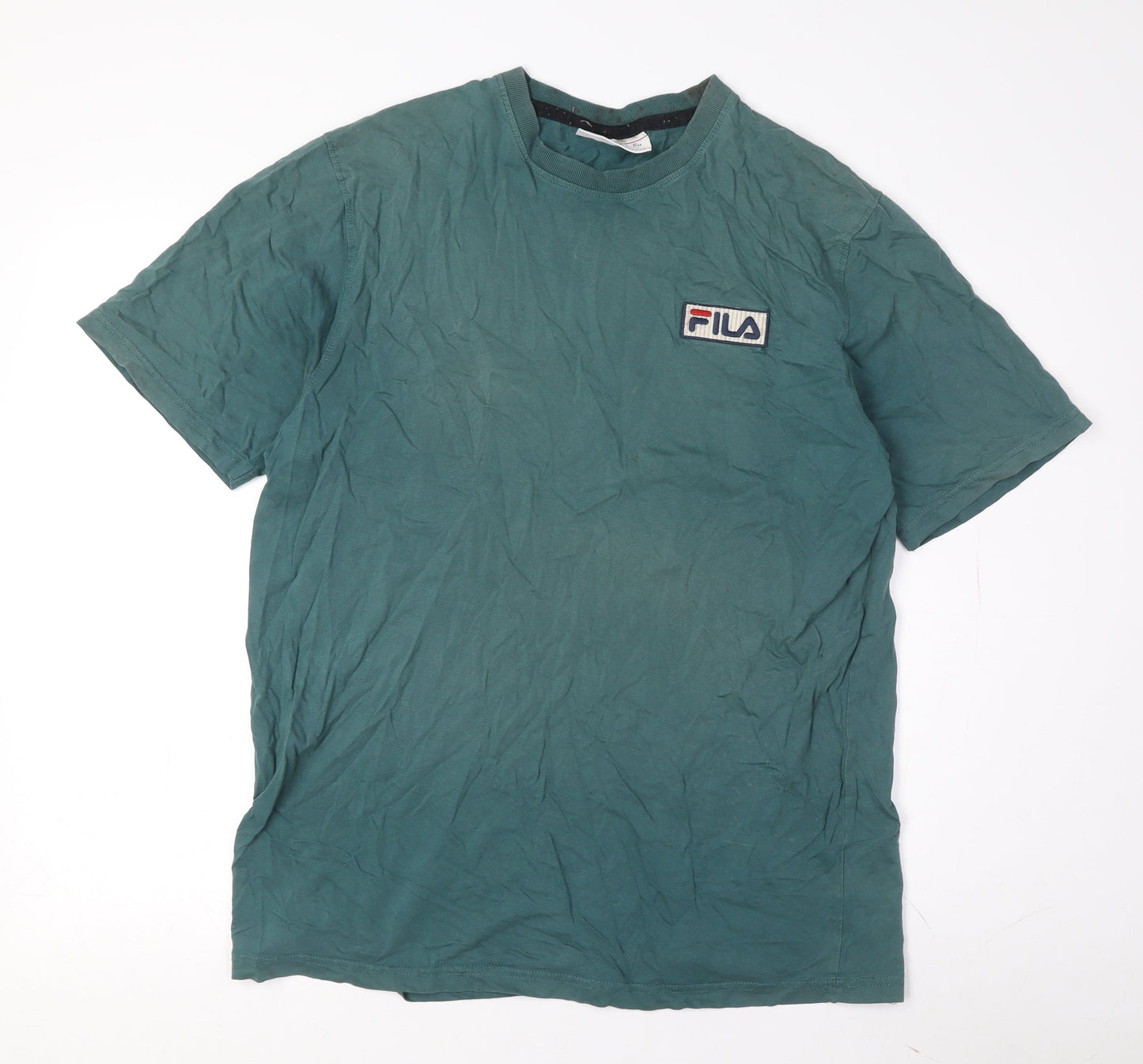 Mens UK Size L FILA Green  T-Shirt