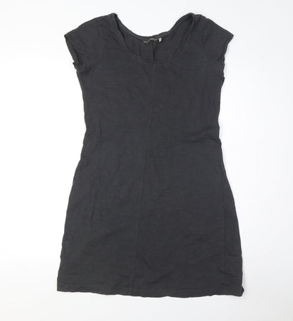 Sandwich Women Black Shift Dress M Short Sleeve Casual