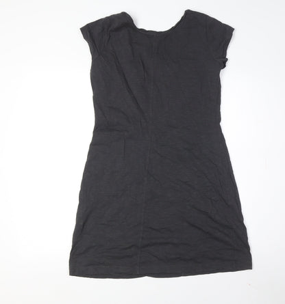 Sandwich Women Black Shift Dress M Short Sleeve Casual