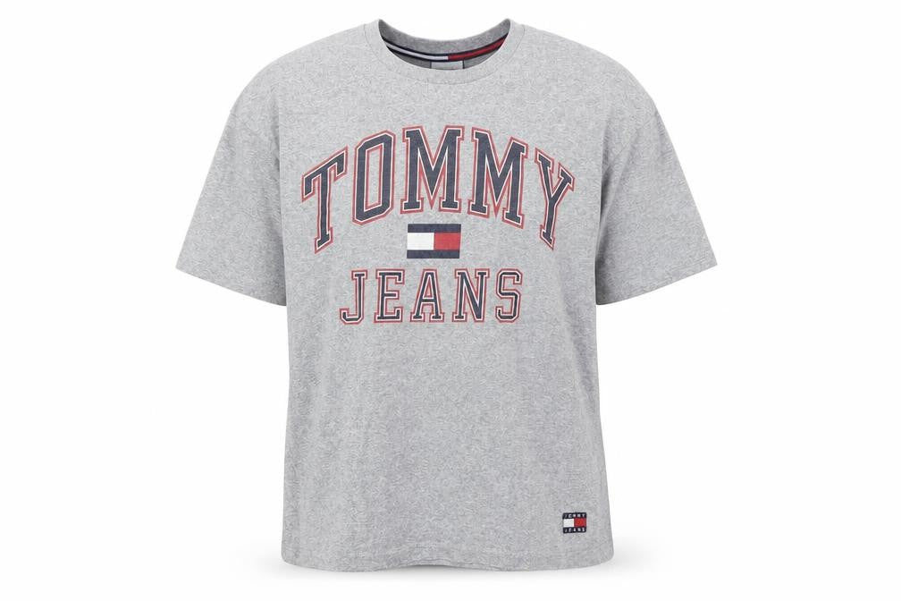 Mens UK Size S Tommy Jeans Grey  T-Shirt