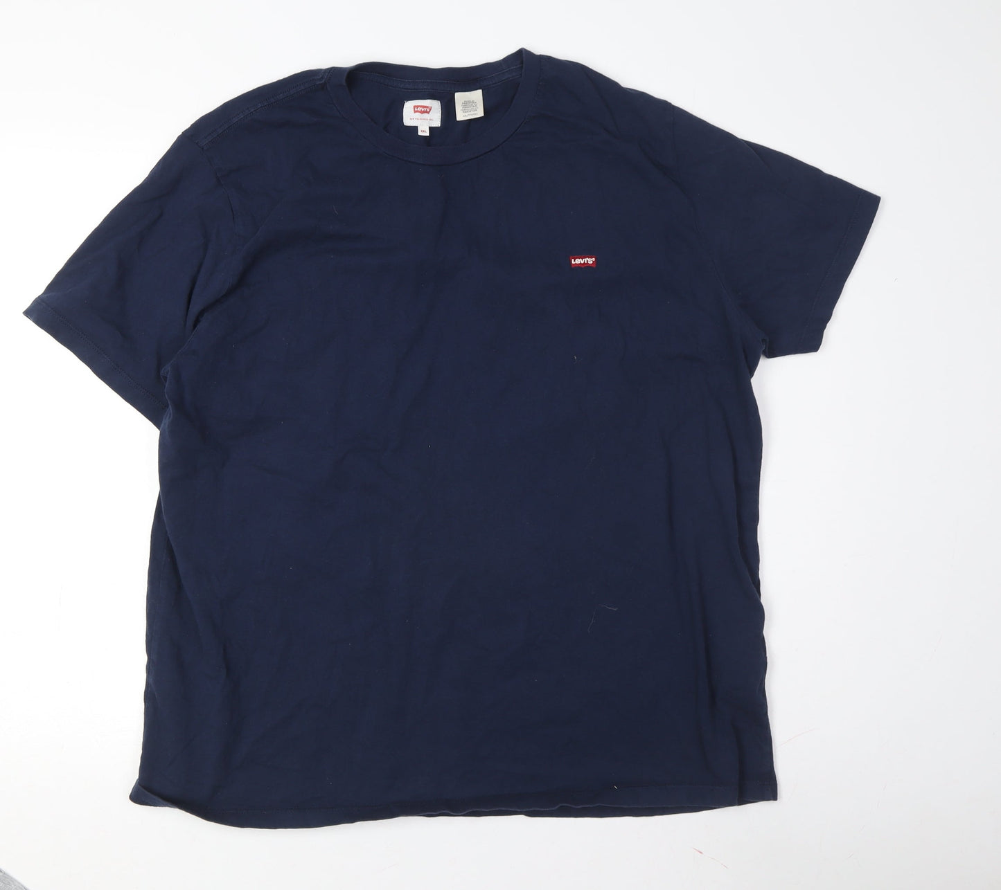 Levi's Men's Blue Crew Neck Regular Fit T-Shirt 2XL