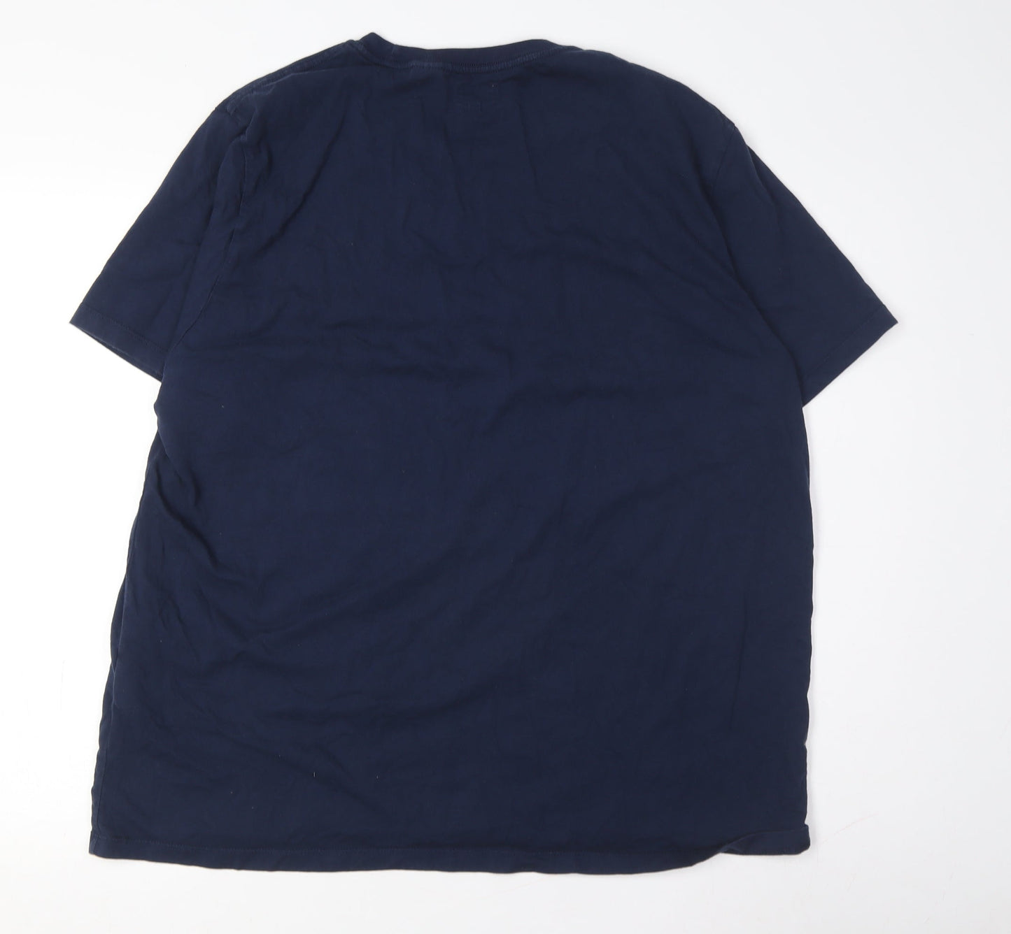 Levi's Men's Blue Crew Neck Regular Fit T-Shirt 2XL