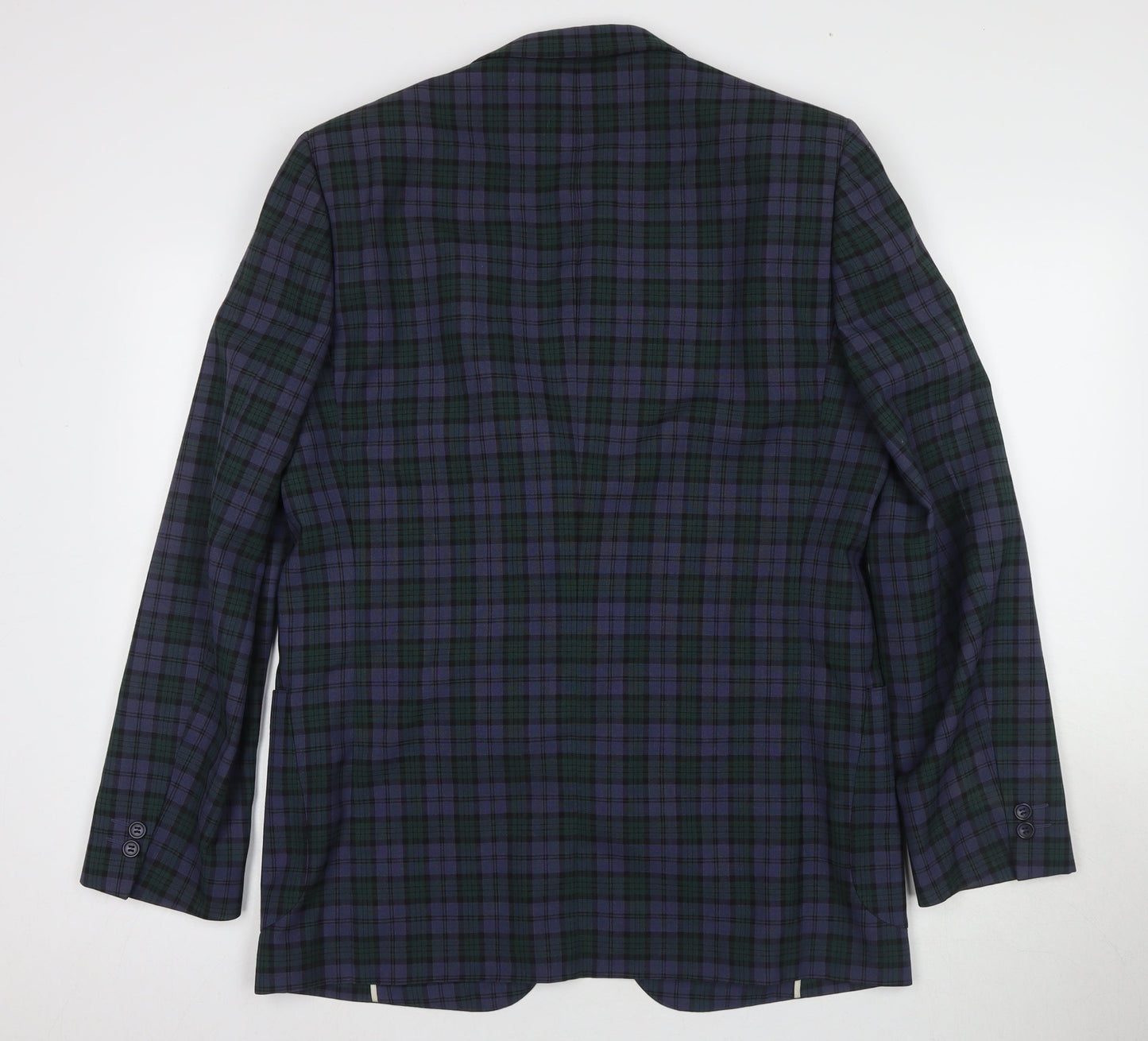 Mens UK Size 44 Vintage Regular Multicoloured Suit Jacket