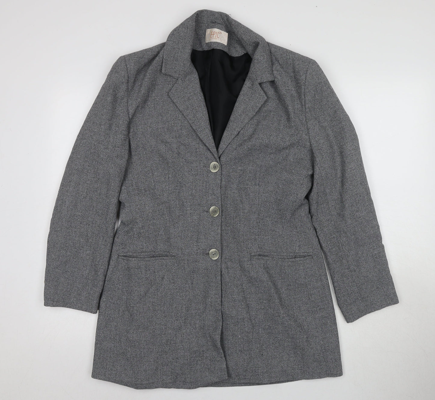 Epic London Women's Grey Classic Blazer Size 14