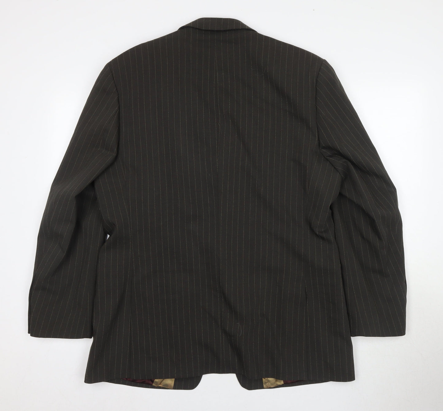 Mens UK Size 42 Jeff Banks Regular Black Suit Jacket