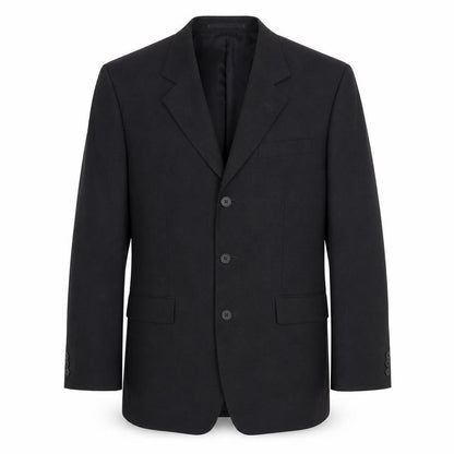 Mens UK Size 40 Simon Jersey Regular Black Suit Jacket
