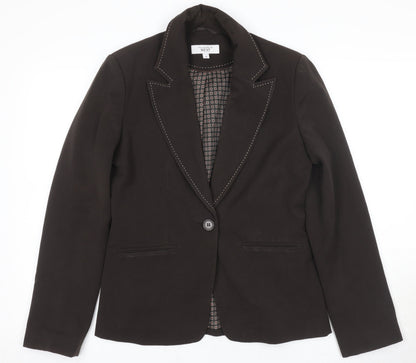 Womens UK Size 10 NEXT Black Single-Breasted