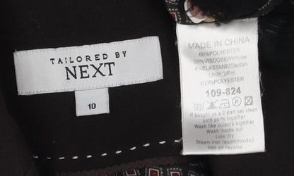Womens UK Size 10 NEXT Black Single-Breasted