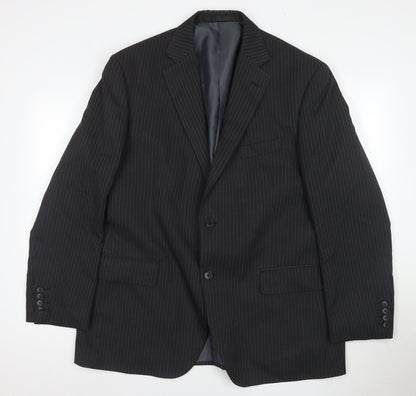 Mens UK Size 42 Marks and Spencer Regular Black Suit Jacket