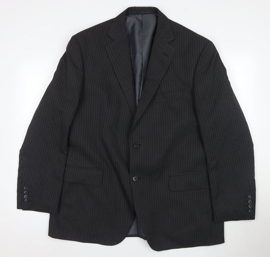 Mens UK Size 42 Marks and Spencer Regular Black Suit Jacket