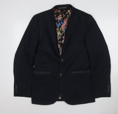 Mens UK Size 38 NEXT Regular Black Suit Jacket