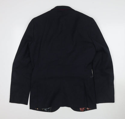 Mens UK Size 38 NEXT Regular Black Suit Jacket