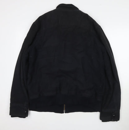 Mens UK Size L NEXT Black Bomber Jacket