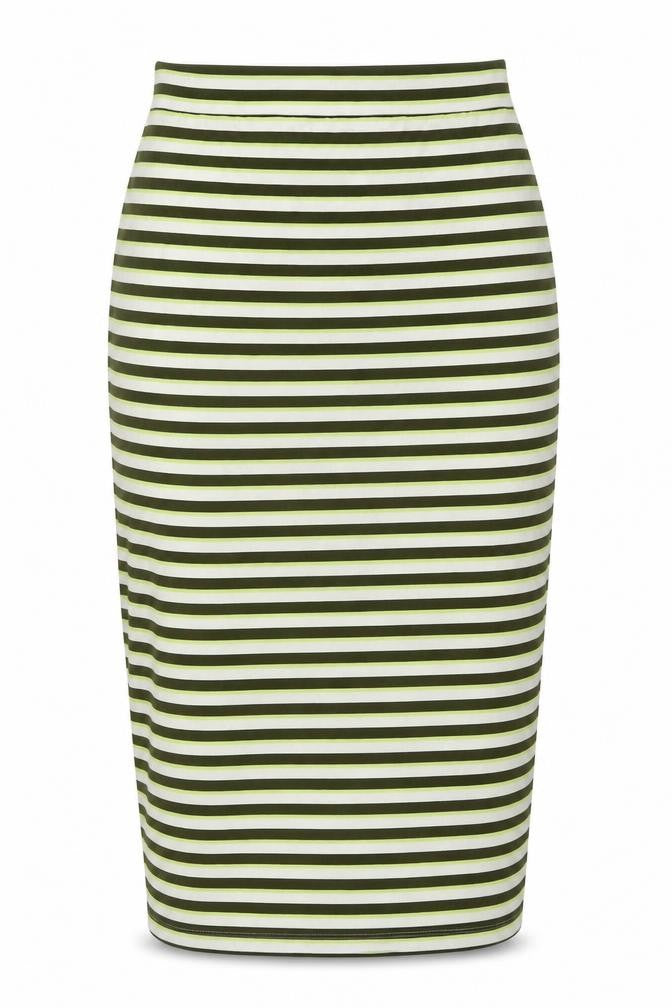South Women's Multicoloured Stripe Pencil Skirt Size 10