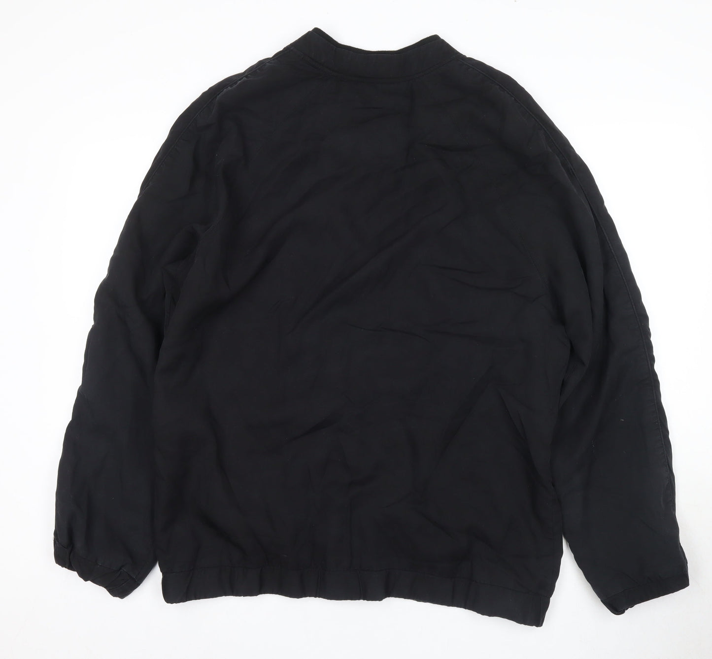 Mens UK Size 4 River Island Black Bomber Jacket