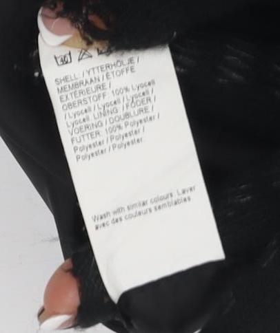 Mens UK Size 4 River Island Black Bomber Jacket