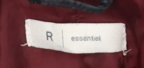 Essentiel Boys Black Puffer Jacket 11-12 Years Hooded