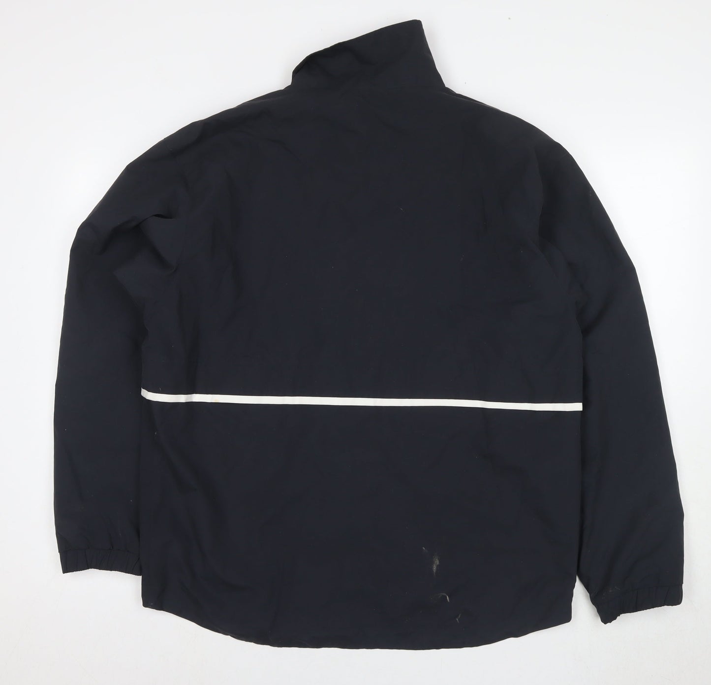 Mens UK Size M Marks and Spencer Black Windbreaker Coat