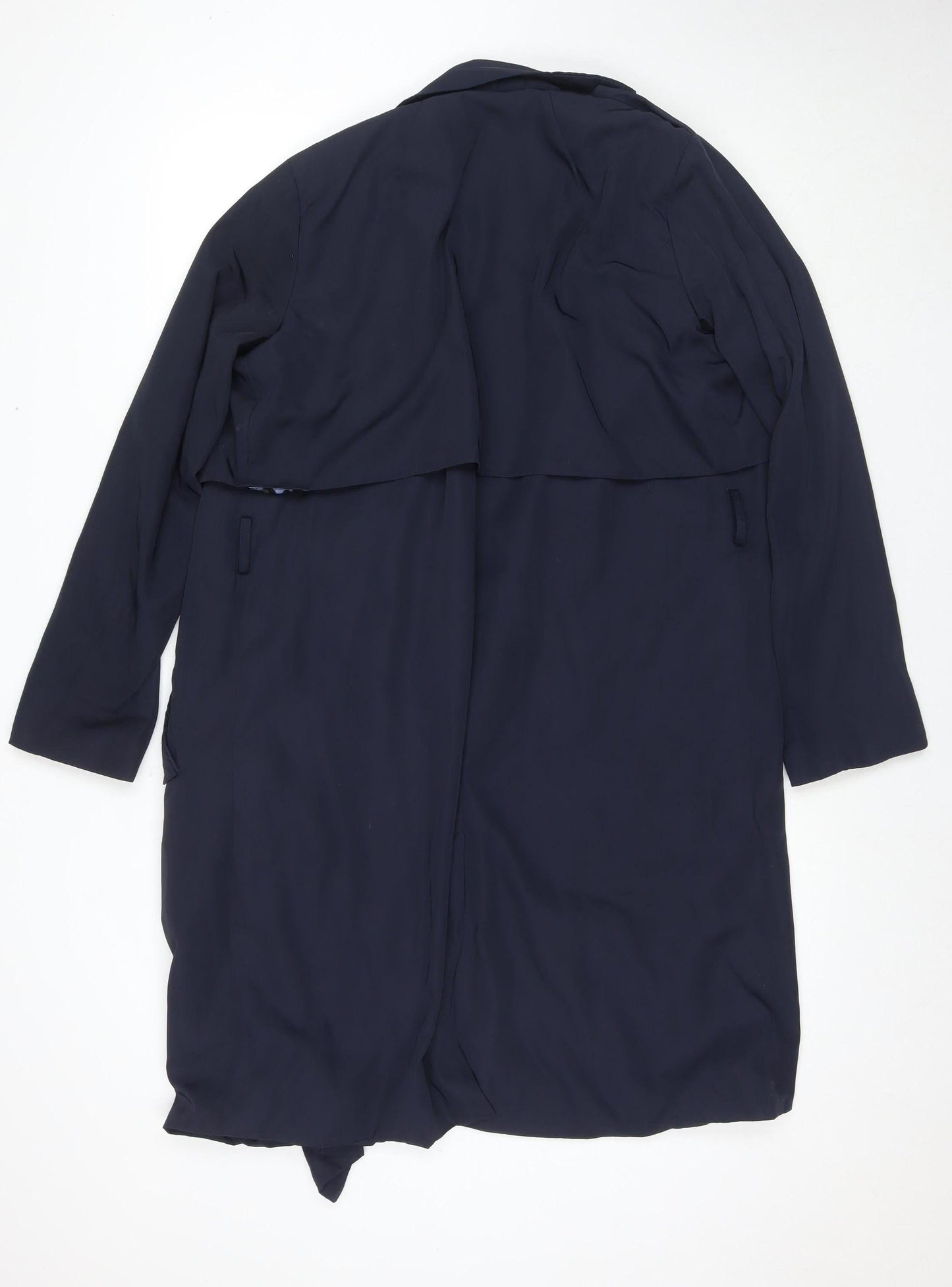 Womens UK Size M Zara Blue Overcoat