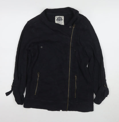Womens UK Size 12 NEXT Black Motorcycle Jacket