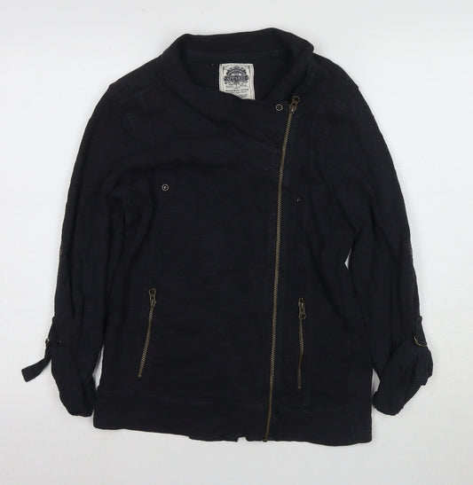 Womens UK Size 12 NEXT Black Motorcycle Jacket