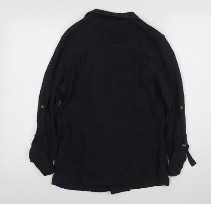 Womens UK Size 12 NEXT Black Motorcycle Jacket