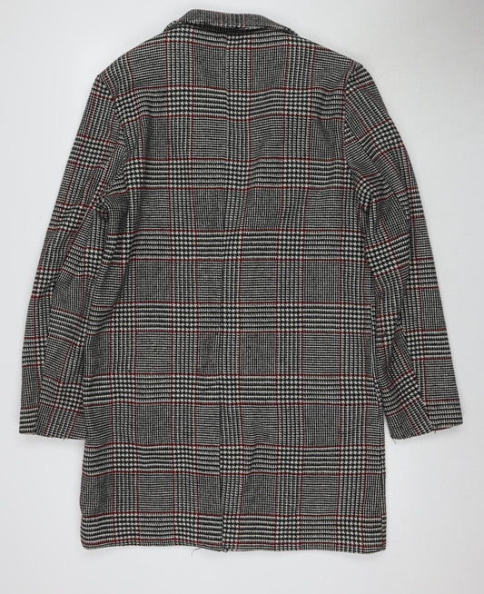 Forever 21 Women's Multicoloured Check Blazer - Medium