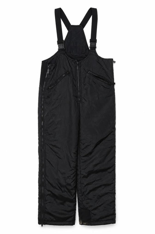 Front view of LA Spirit Black unisex jumpsuit m nylon zip