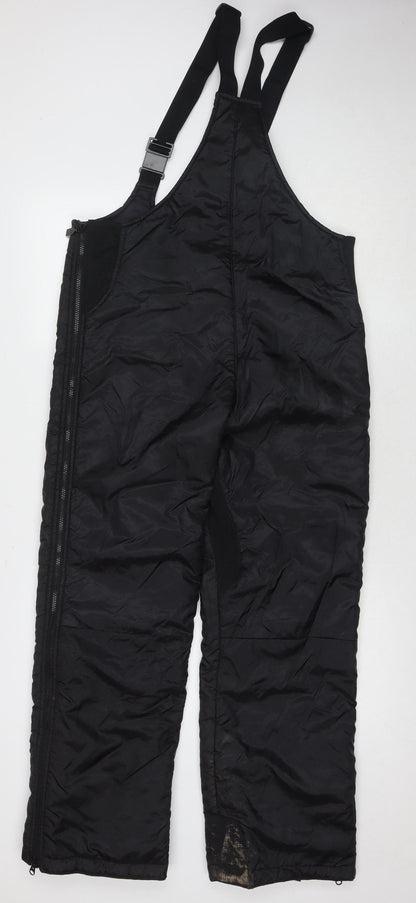 LA Spirit Black Unisex Jumpsuit M Nylon Zip