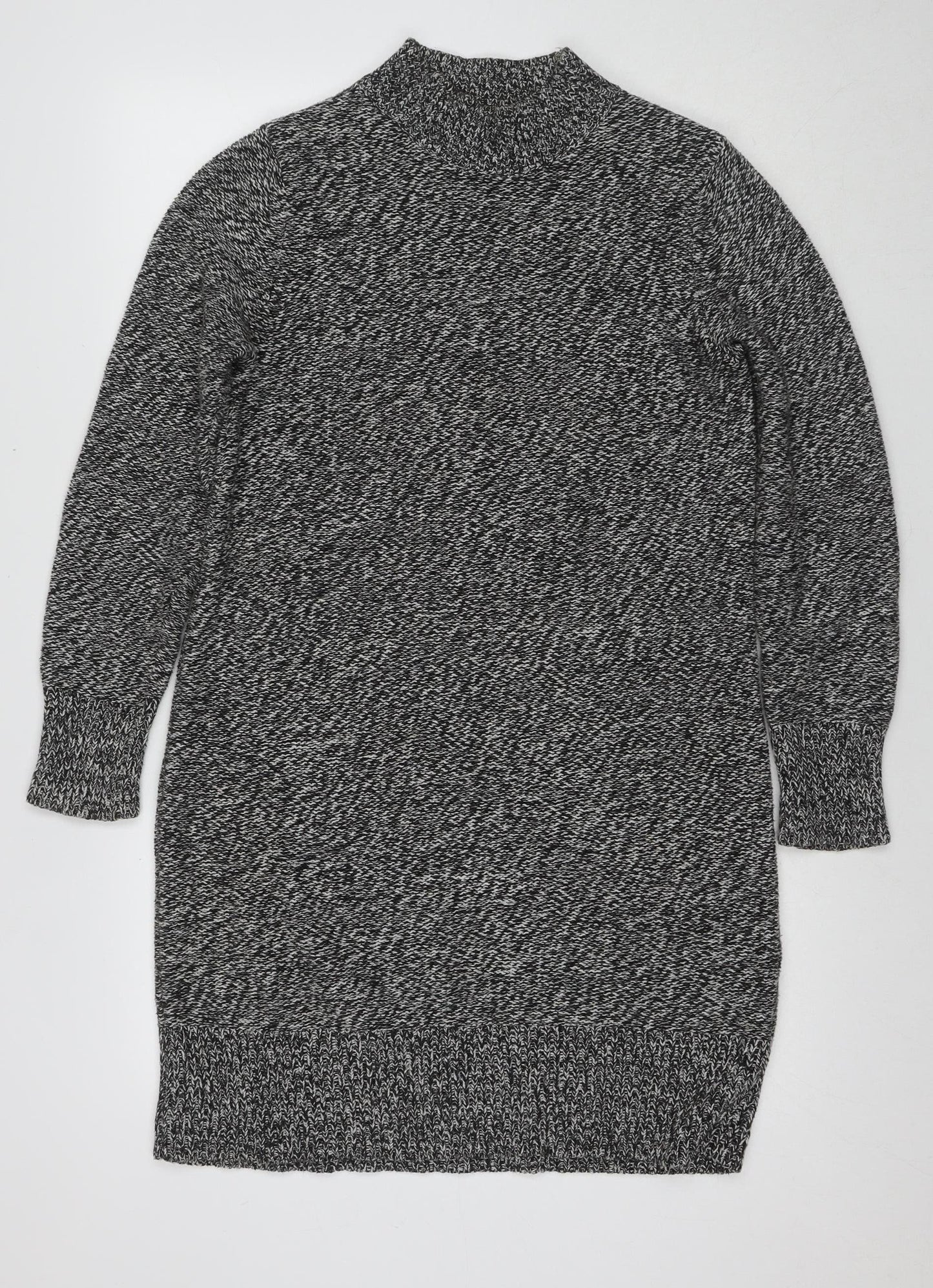 Old Navy Women's Black White Knit Sweater Dress M