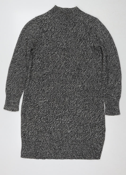 Old Navy Women's Black White Knit Sweater Dress M