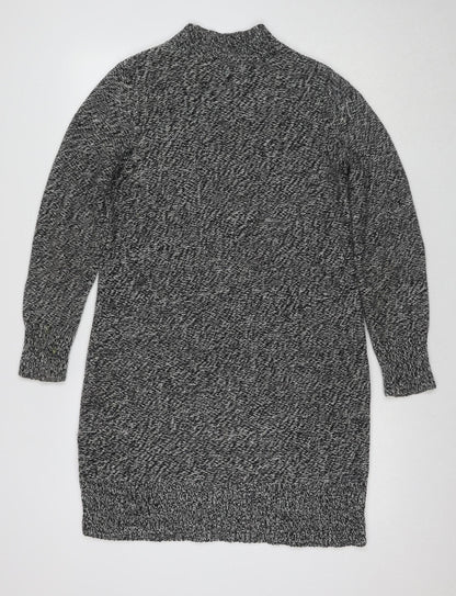 Old Navy Women's Black White Knit Sweater Dress M