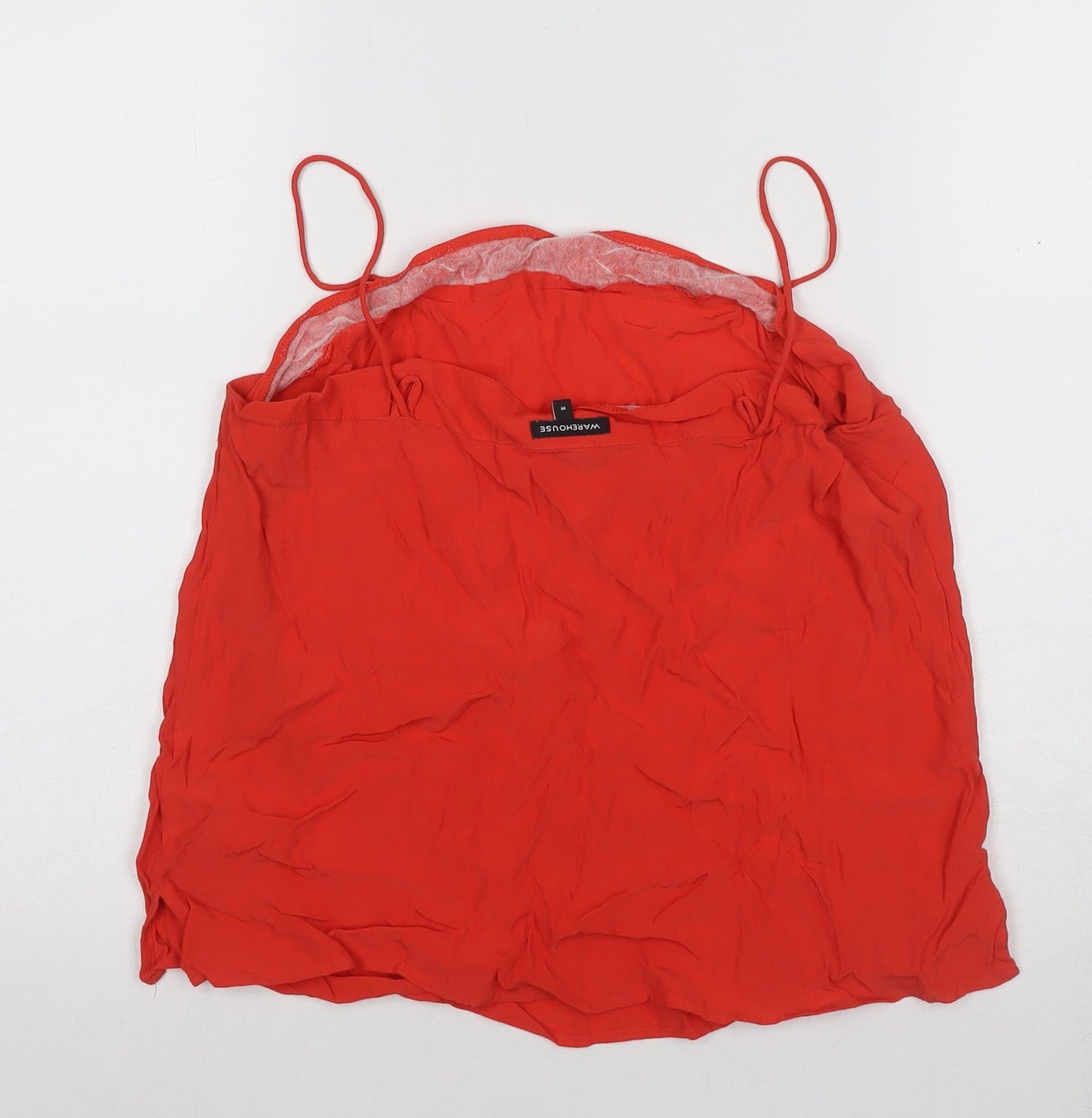 Warehouse Women Red Camisole, Sleeveless Tank, M, Casual